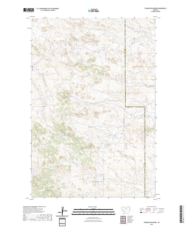 USGS Topographic Map – Foundation Spring