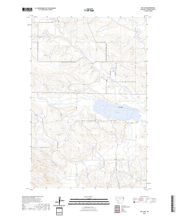 USGS Topographic Map – Fox Lake