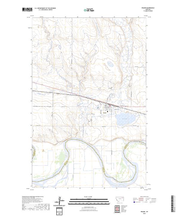 USGS Topographic Map – Frazer