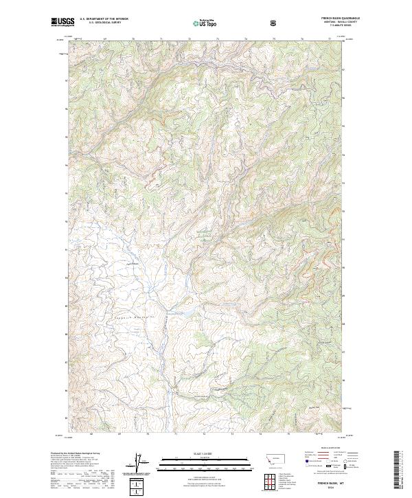 USGS Topographic Map – French Basin