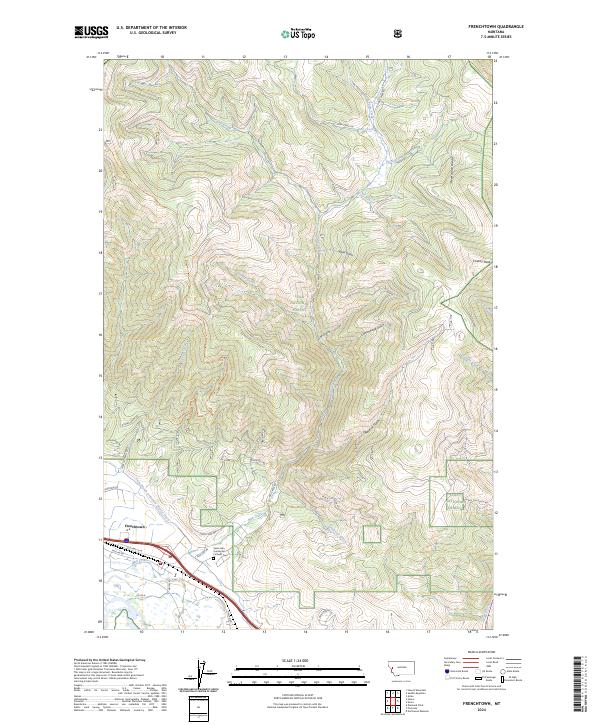 USGS Topographic Map – Frenchtown