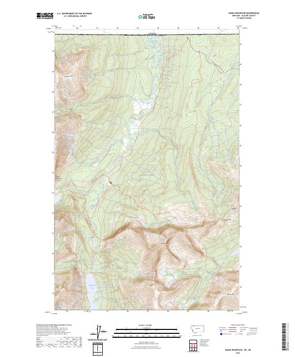 USGS Topographic Map – Gable Mountain