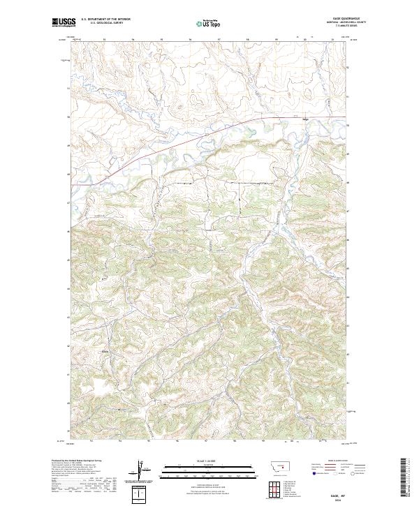 USGS Topographic Map – Gage