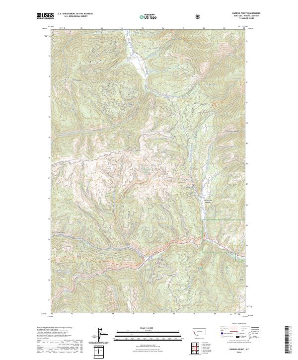 USGS Topographic Map – Garden Point