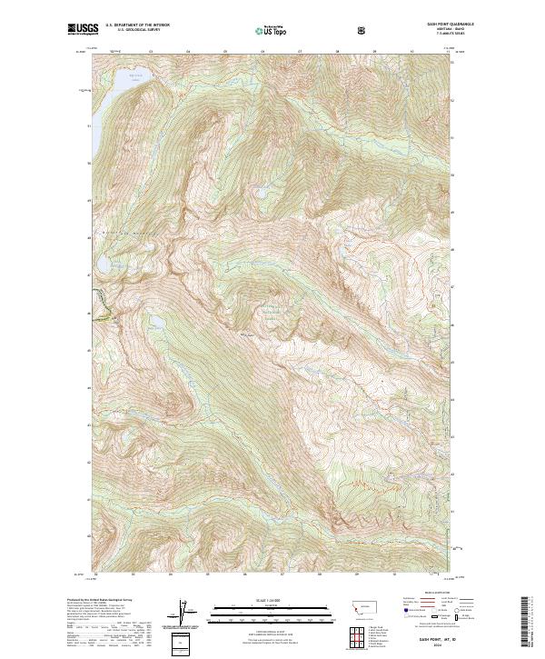 USGS Topographic Map – Gash Point