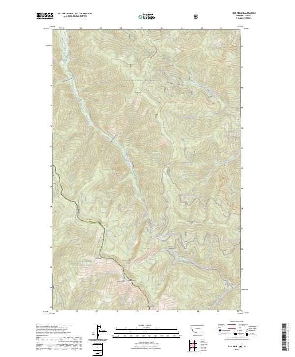 USGS Topographic Map – Gem Peak