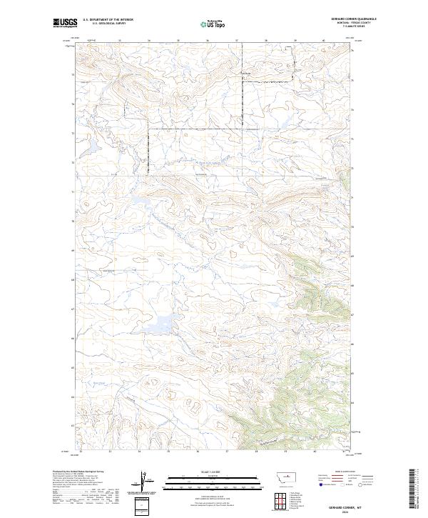 USGS Topographic Map – Gerhard Corner