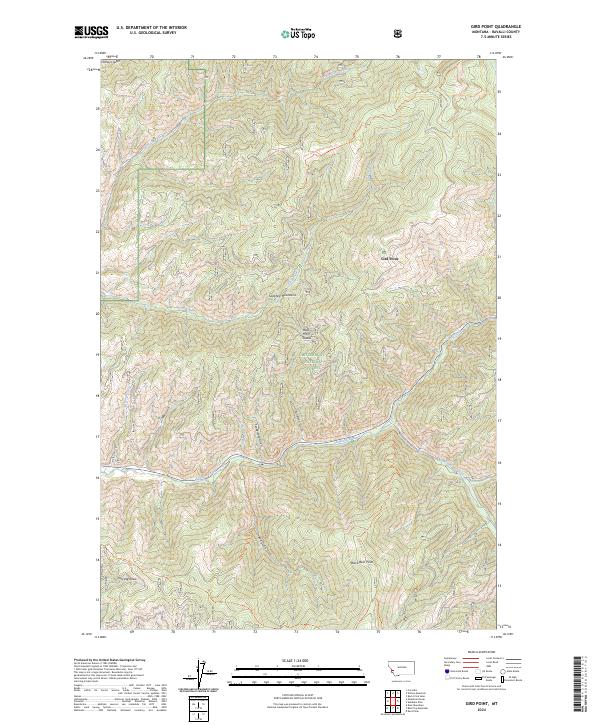 USGS Topographic Map – Gird Point
