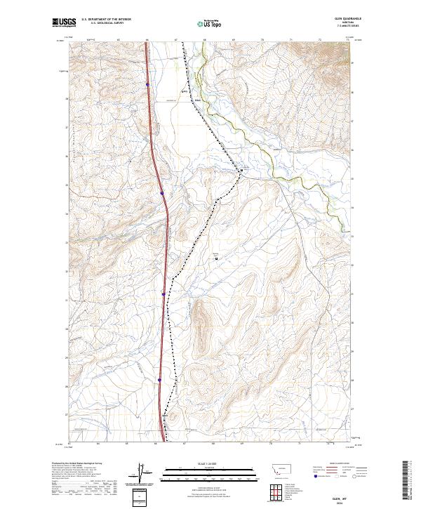 USGS Topographic Map – Glen