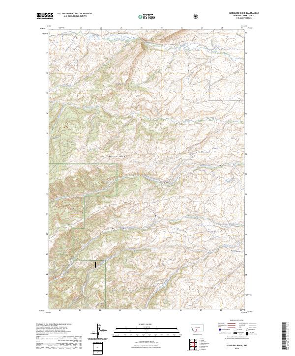 USGS Topographic Map – Gobblers Knob