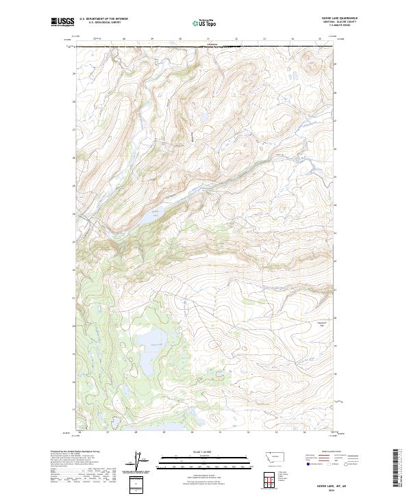 USGS Topographic Map – Goose Lake