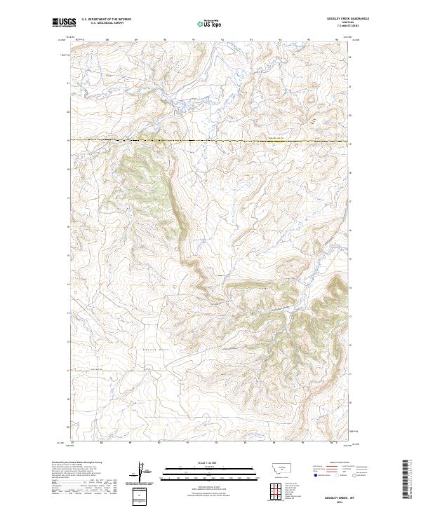 USGS Topographic Map – Gougley Creek