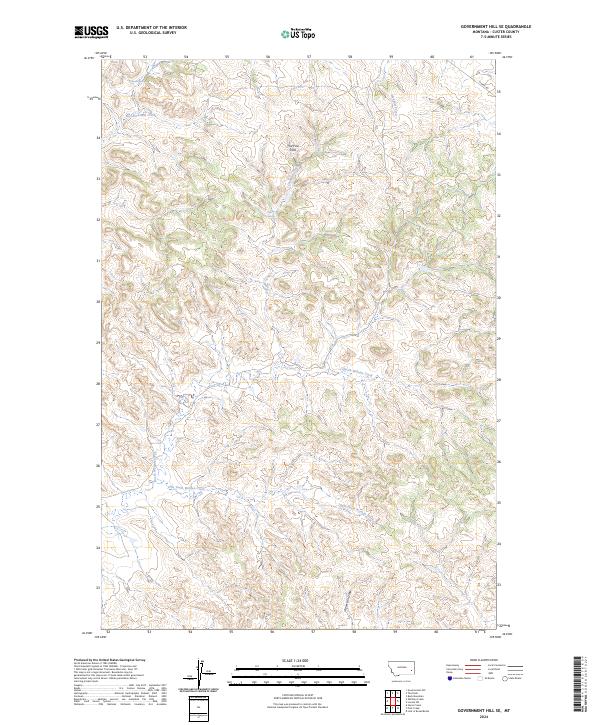USGS Topographic Map – Government Hill SE