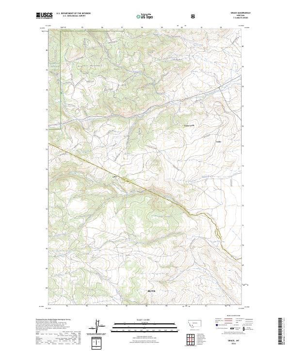 USGS Topographic Map – Grace