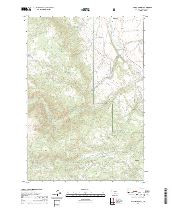 USGS Topographic Map – Granite Mountain