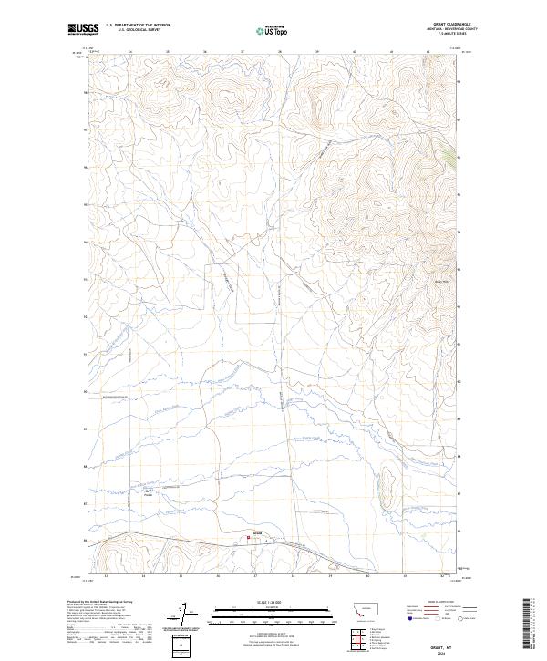 USGS Topographic Map – Grant