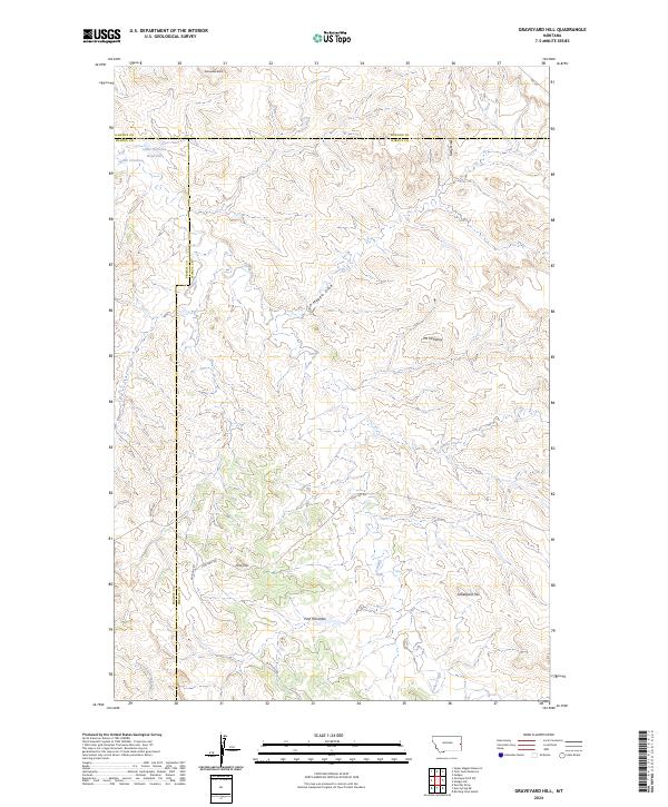 USGS Topographic Map – Graveyard Hill