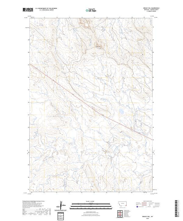USGS Topographic Map – Greasy Hill