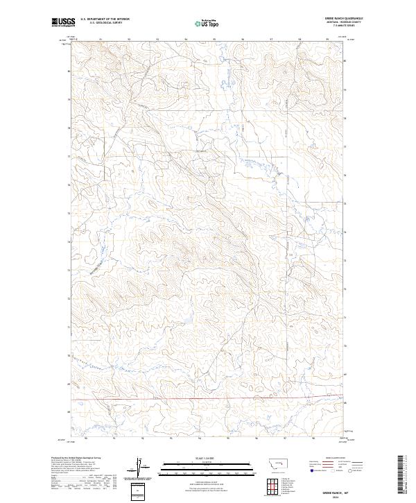2024 Map of Grebe Ranch, 2024 Print