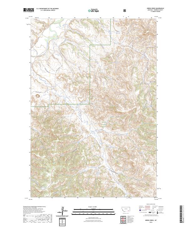 USGS Topographic Map – Green Creek