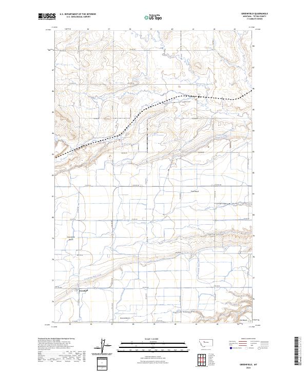 USGS Topographic Map – Greenfield