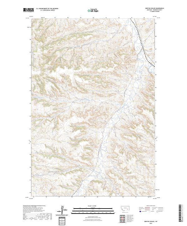 USGS Topographic Map – Griffin Coulee