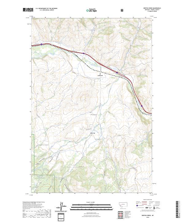 USGS Topographic Map – Griffin Creek