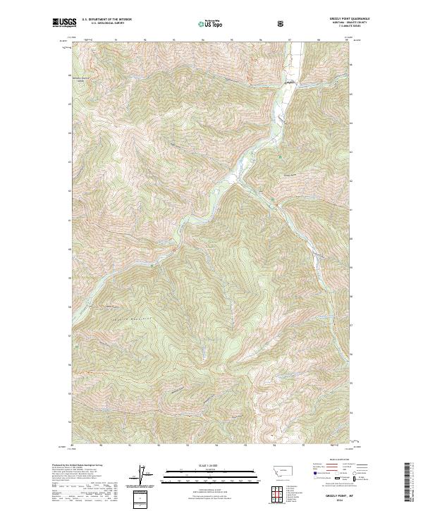 USGS Topographic Map – Grizzly Point