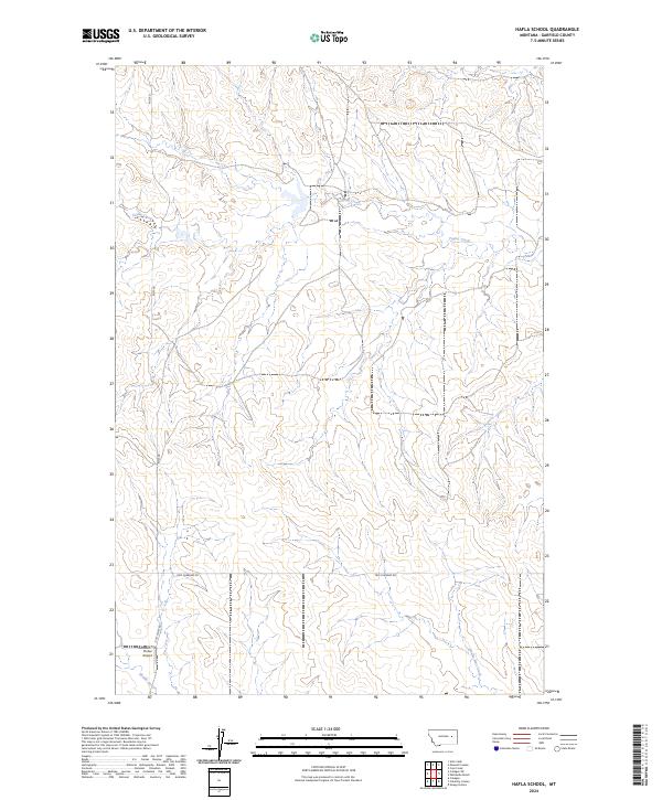 2024 Map of Hafla School, 2024 Print