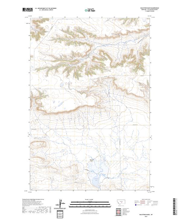 USGS Topographic Map – Hailstone Basin
