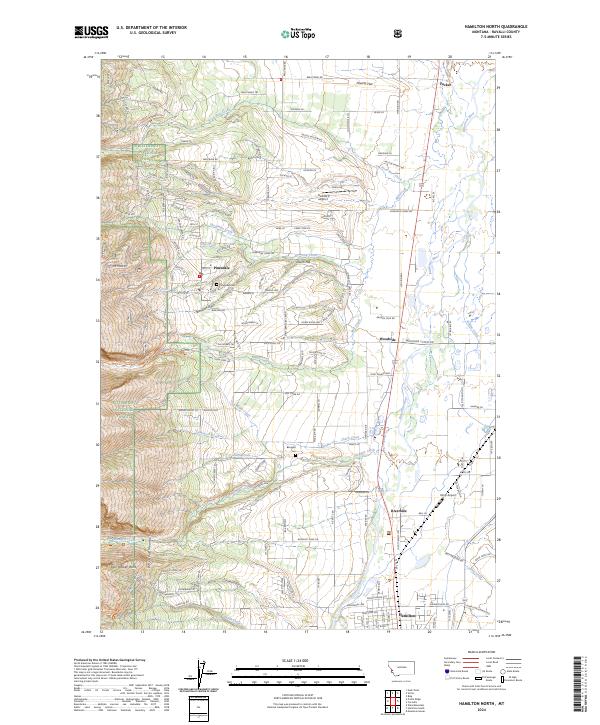 USGS Topographic Map – Hamilton North