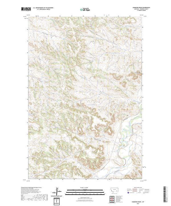 USGS Topographic Map – Hammond Draw