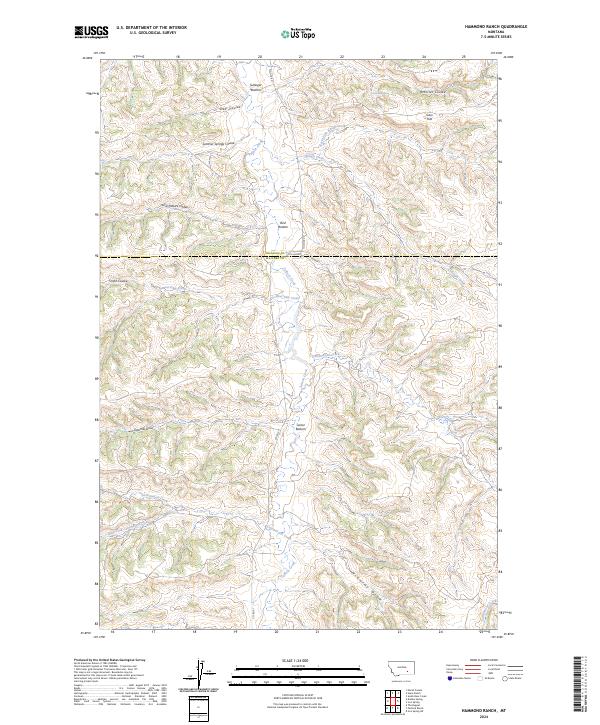 USGS Topographic Map – Hammond Ranch