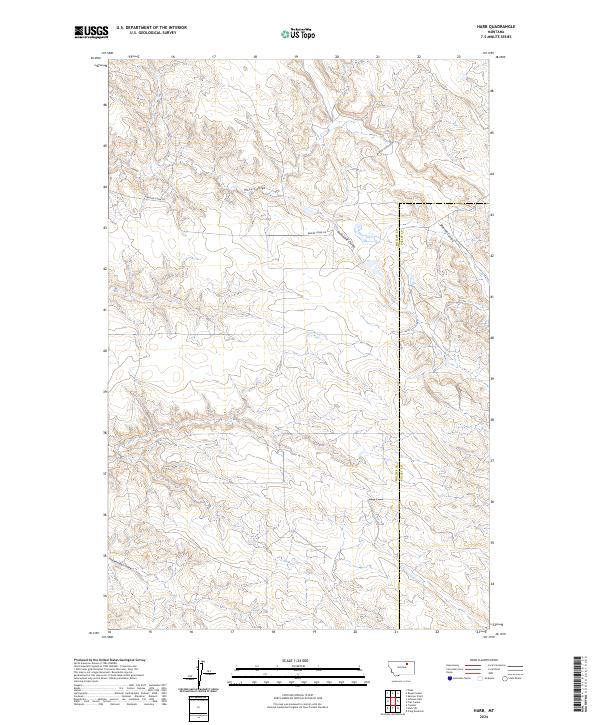 USGS Topographic Map – Harb