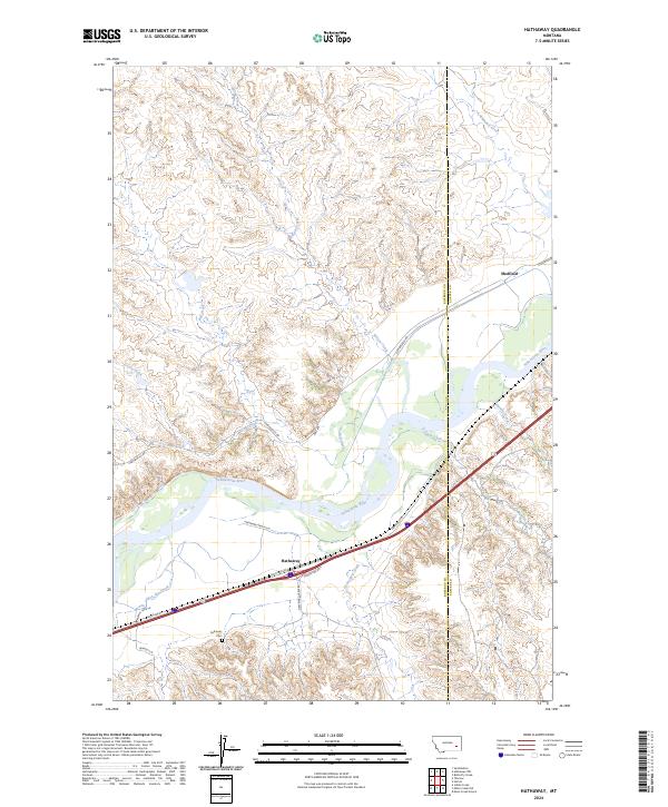 USGS Topographic Map – Hathaway