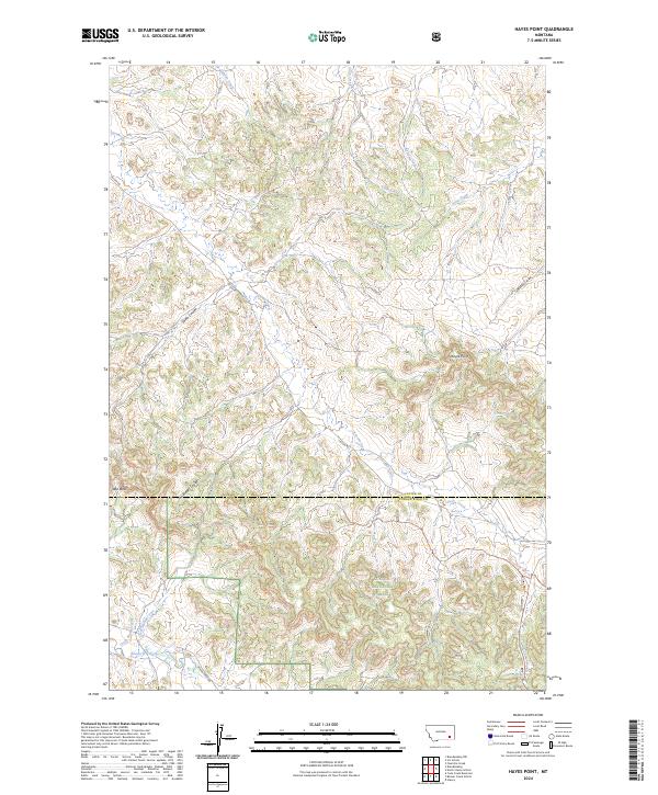USGS Topographic Map – Hayes Point