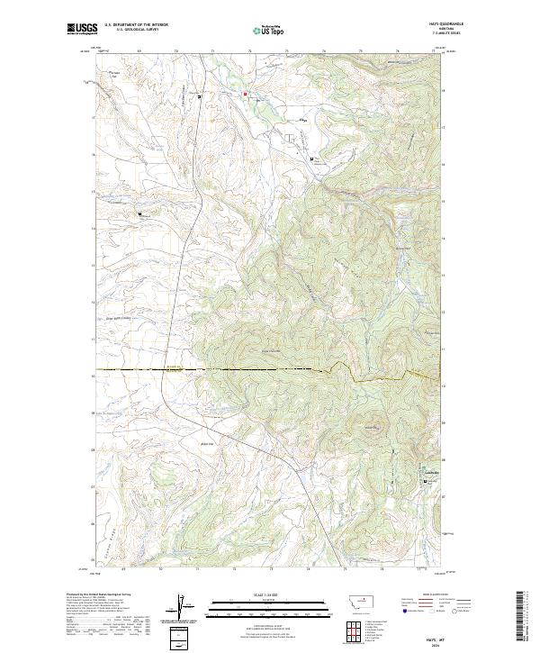 USGS Topographic Map – Hays