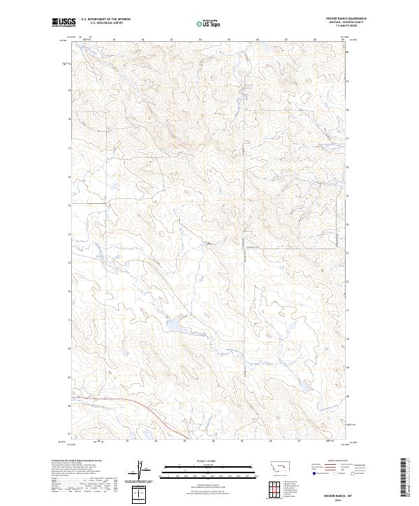 USGS Topographic Map – Hecker Ranch