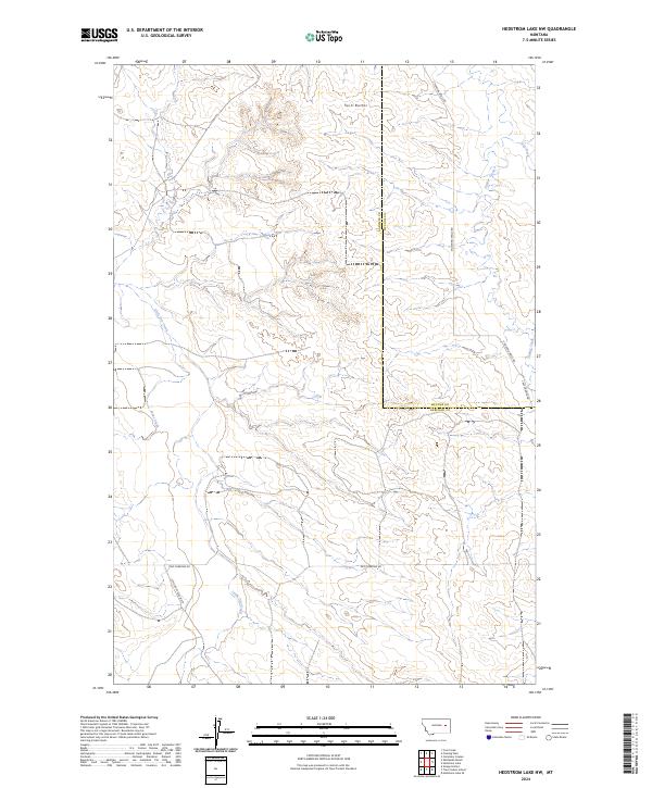 USGS Topographic Map – Hedstrom Lake NW