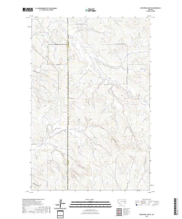 USGS Topographic Map – Hedstrom Lake SE