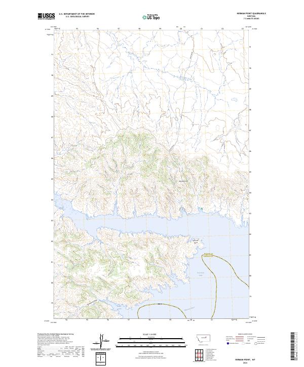 USGS Topographic Map – Herman Point