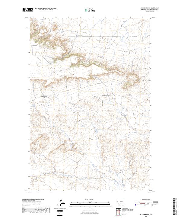 USGS Topographic Map – Hickson Ranch