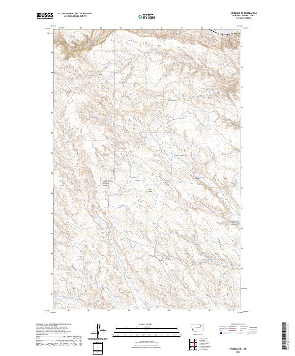 USGS Topographic Map – Hinsdale SE