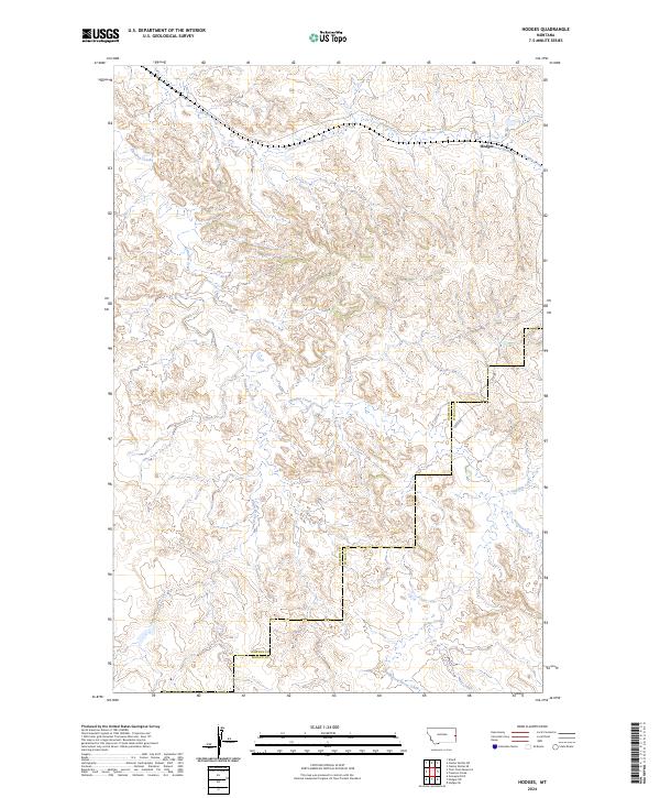 USGS Topographic Map – Hodges