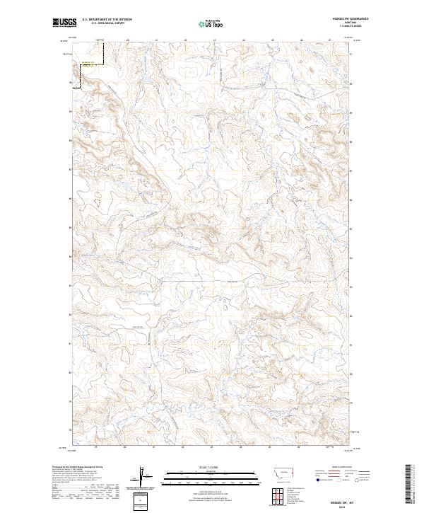 2024 Map of Hodges SW, 2024 Print
