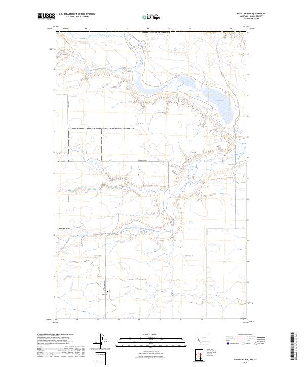 USGS Topographic Map – Hogeland NW