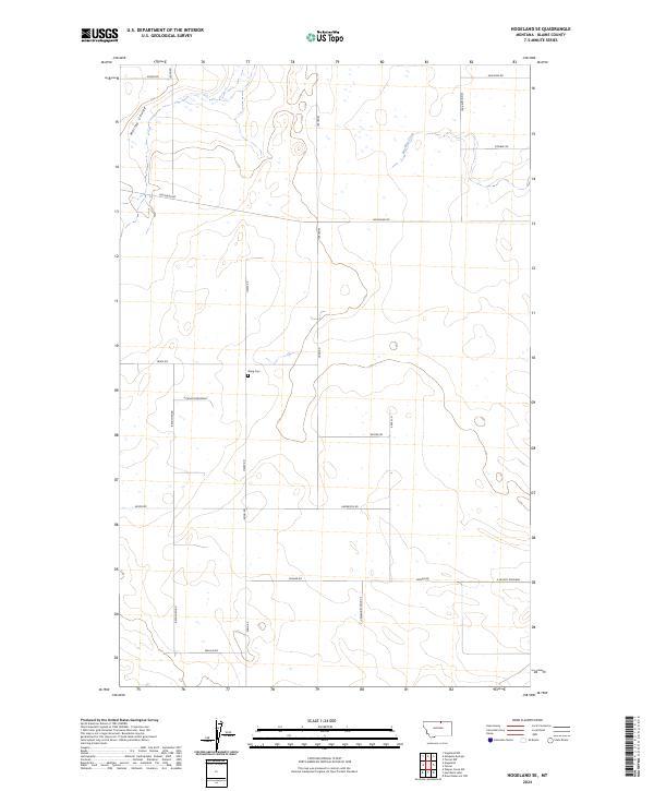 USGS Topographic Map – Hogeland SE