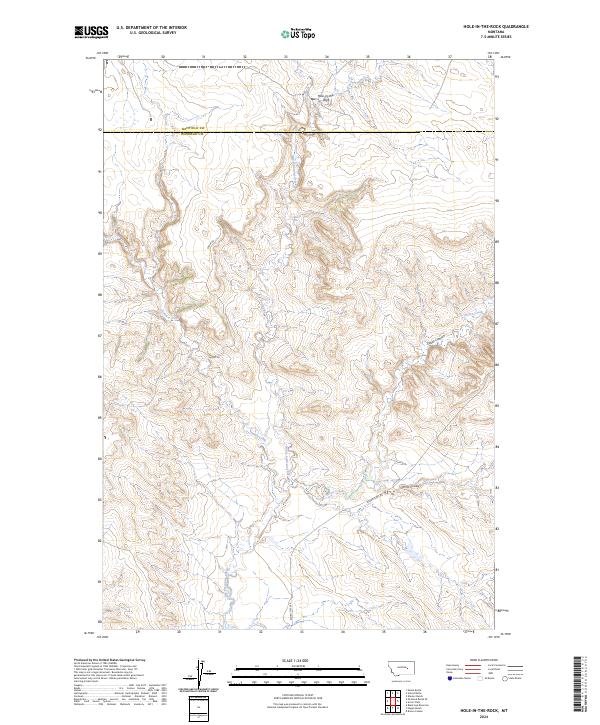 USGS Topographic Map – Hole-in-the-Rock