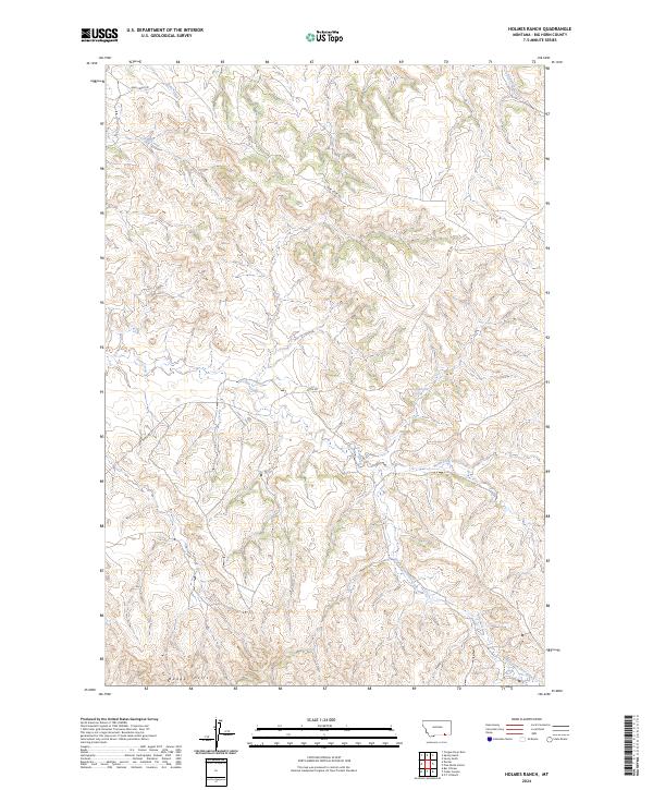 USGS Topographic Map – Holmes Ranch