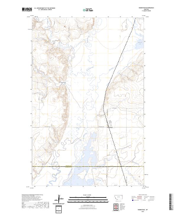 USGS Topographic Map – Homestead